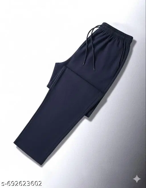 Cotton Pants for Boys, Navy Blue (28)