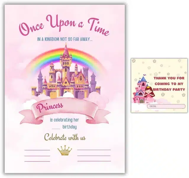 Birthday Party Greetings with Envelope, Multicolor