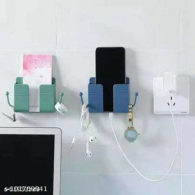 Sterling Bazaar Wallmount Mobile Stand With Hook Design, Pack Of 2, St-019
