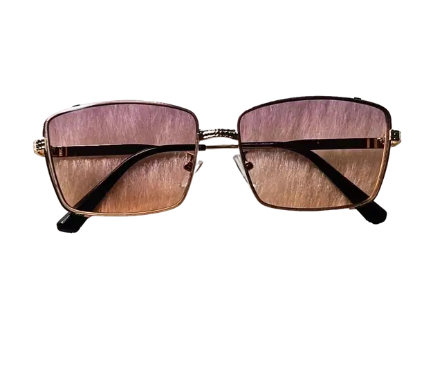 UV Protected Stylish Sunglass for Women (Blue & Peach)