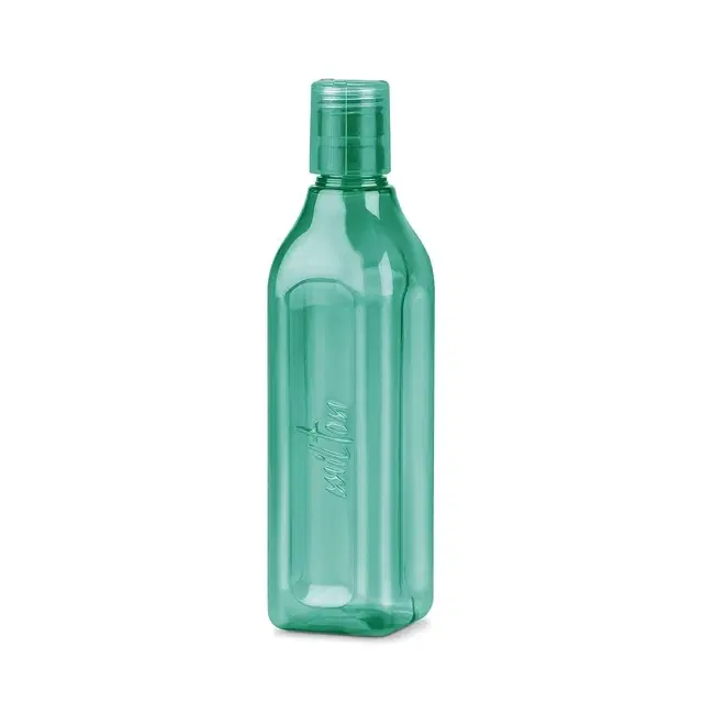 Milton Prive 500 Pet Water Bottle, 525 ml, Green | BPA Free | Food Grade | Leak Proof | Sports | Gym | Home | Kitchen | Reusable Green