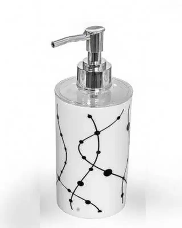 Plastic Soap Dispenser Bottle, White, 250 ml