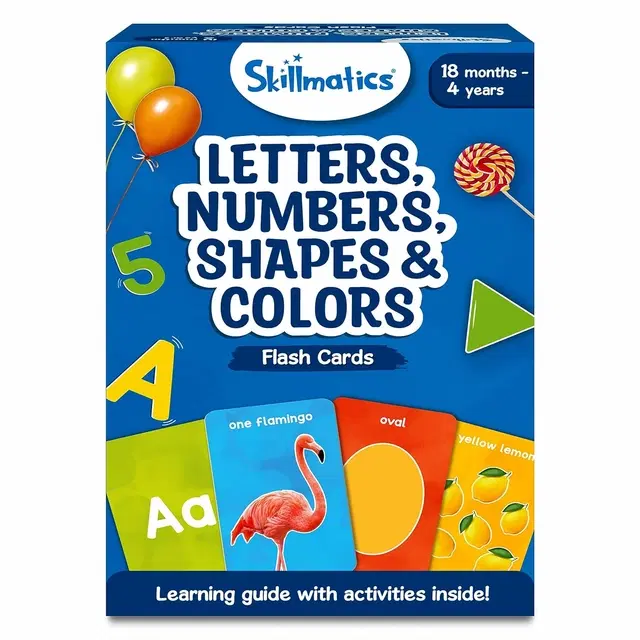 Skillamtics Flash Cards- Letters, Numbers, Shapes & Colors