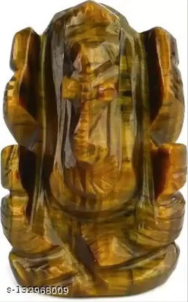 Stone Ganesh Ji Idol, Gold
