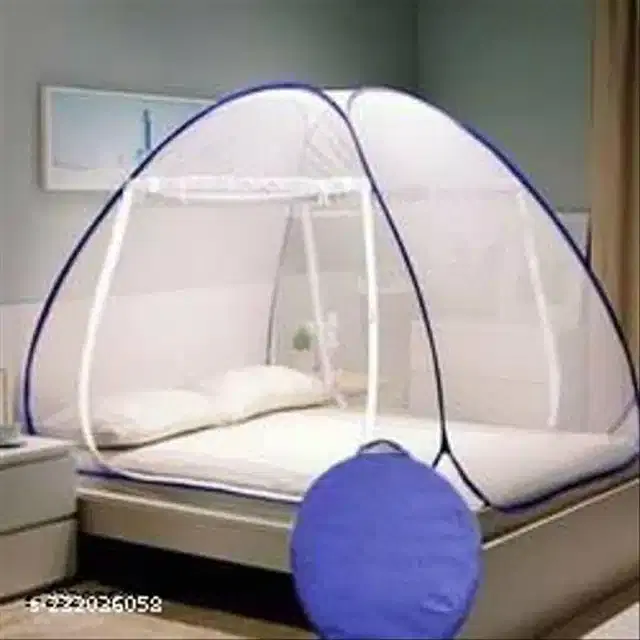 Polyester Mosquito Net, Purple, 6.7x6.5 Feet