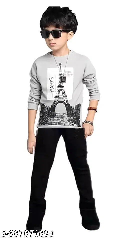 Cotton Clothing Set for Boys, Multicolour (12-13 Years)