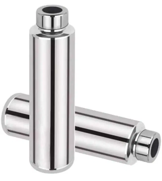 Stainless Steel Water Bottle, Silver, 1000 ml, Pack of 2