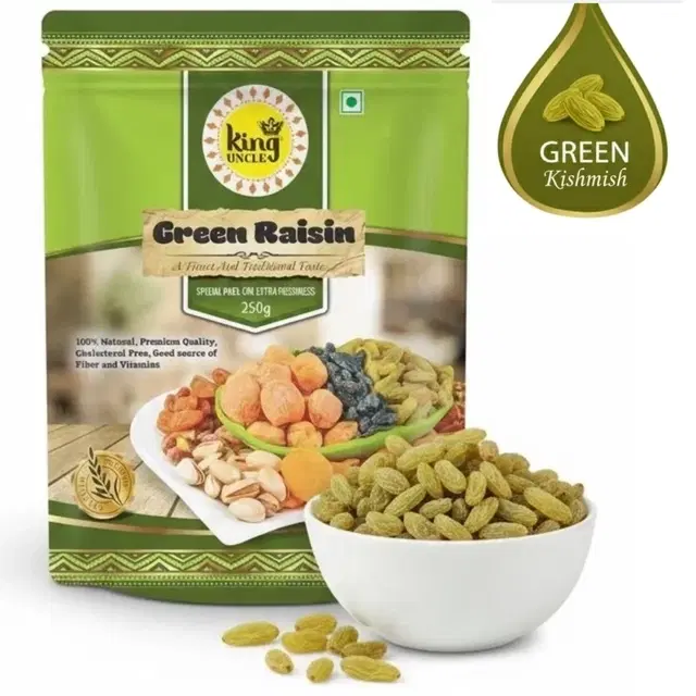 King Uncle Green Kishmish/ Raisins 250 g