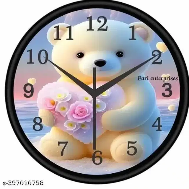 Analog Wall Clock for Home, Multicolor