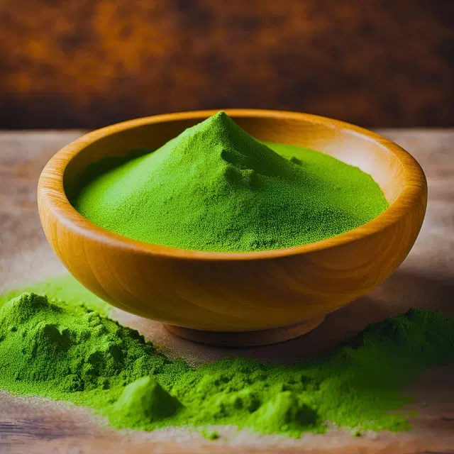 Bright Bloom Rangoli Powder for Diwali Floor Decoration, Green, 100 g