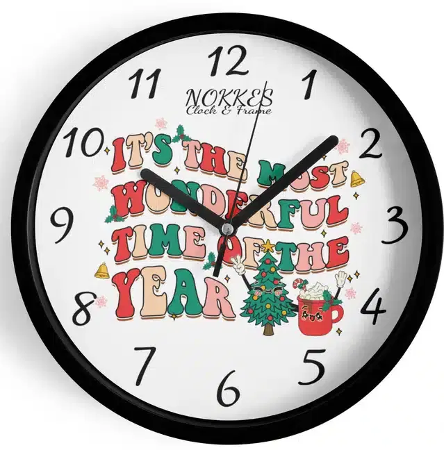 Christmas Analog Watch for Home, Multicolor, 7 Inches