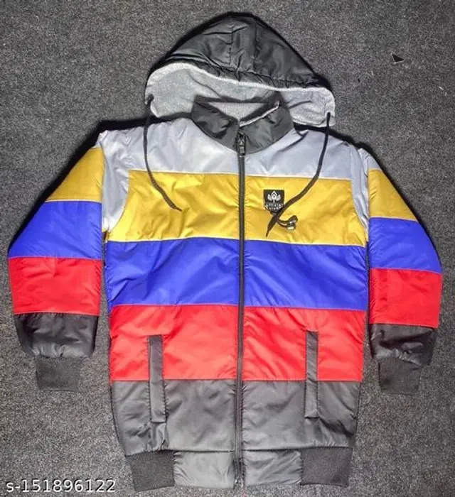 Polyester Jacket for Boys (Multicolor, 0-2 Months)