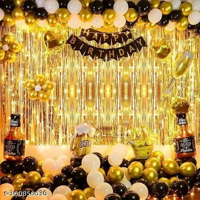 Birthday Party Decoration Kit, Multicolor, Set of 53