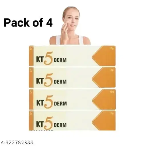 KT 5 Derm Antifungal Cream, 15 g, Pack of 4