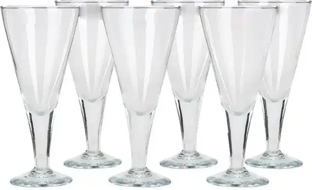 Liquor cum Cocktail Glasses, Transparent, 150 ml, Pack of 6