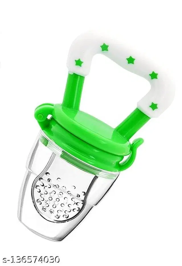 Silicone Fruit Nibbler for Baby, Green
