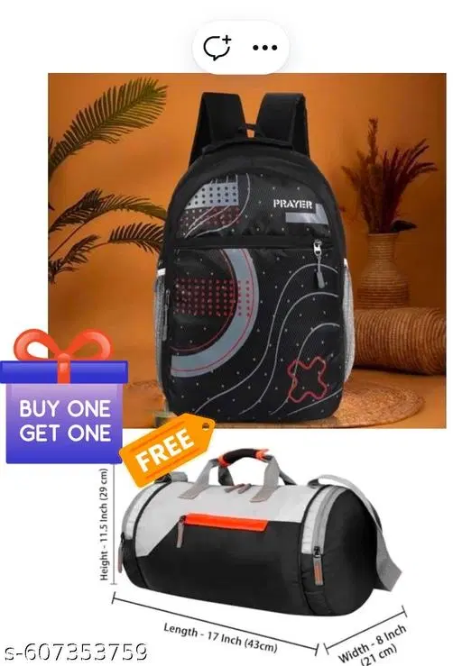 Combo backpack gym annu wld