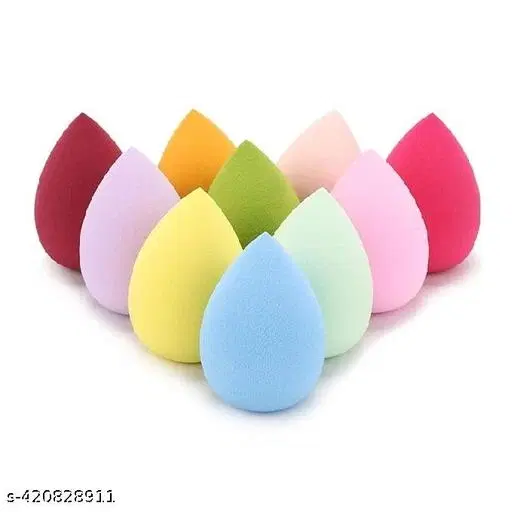 Silicone Makeup Blenders, Multicolor, Pack of 10