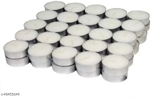 Tealight Candles for Home Decoration, Pack of 50