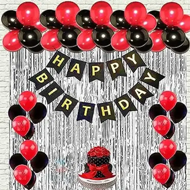 Birthday Decoration Kit, Multicolor, Set of 33