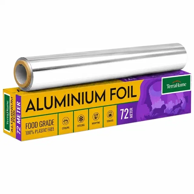 TerraHome Aluminium Foil 72m [With in-built Cutter]