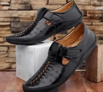 Perforated Kantar Sandals for Men (10, 6)