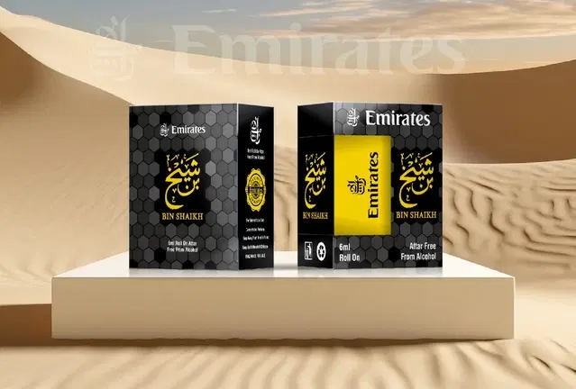 Emirates Bin Shaikh Alcohol Free Roll On Ittar for Men & Women, 6 ml