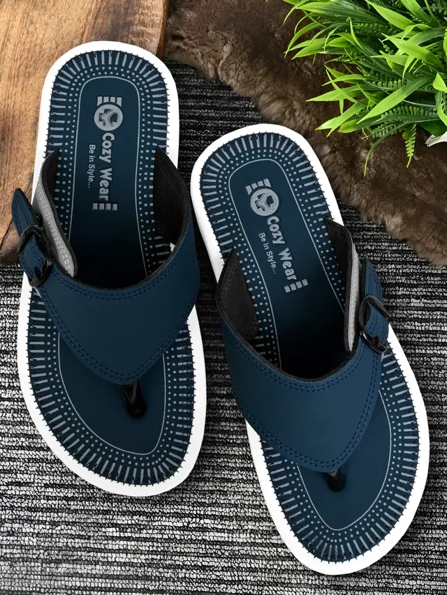 Flipflops for Men (Teal, 6)