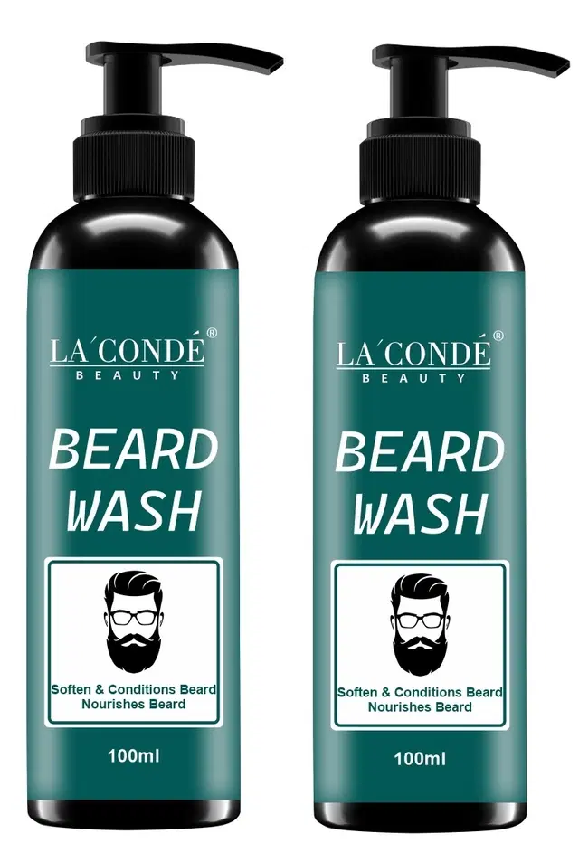 La'Conde Intense Clean Beard Wash, 100 ml, Pack of 2