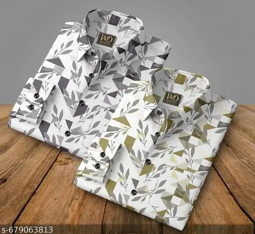 Solid Shirts for Men (Multicolor, M)