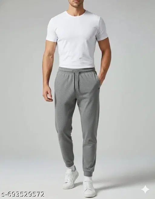 Cotton Pants for Men, Grey (28)