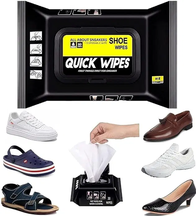 Instant Shoe Cleaner 80 Pcs Wipes, Pack of 1
