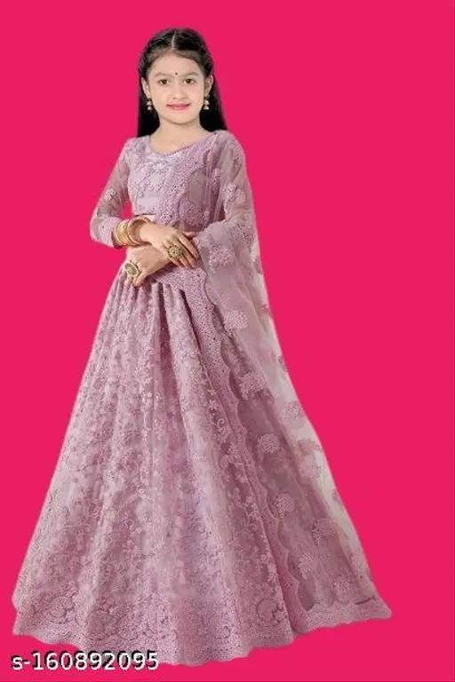 Lehenga Choli for Women (Pink, 13-14 Years)