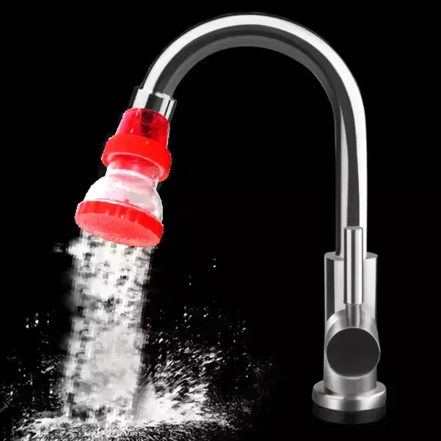 Small Plastic 360 Degree Shower Head Faucet, P-5