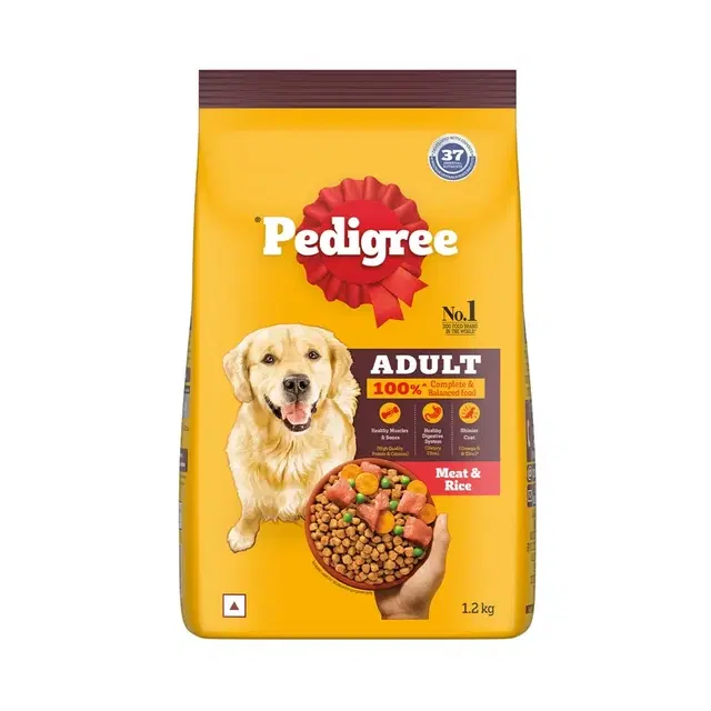 Pedigree Adult Meat And Rice 1.2Kg
