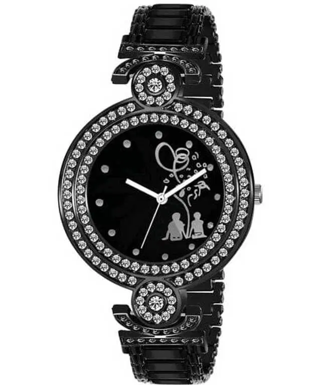 Analog Watch For Womens (Black) (WS-307)