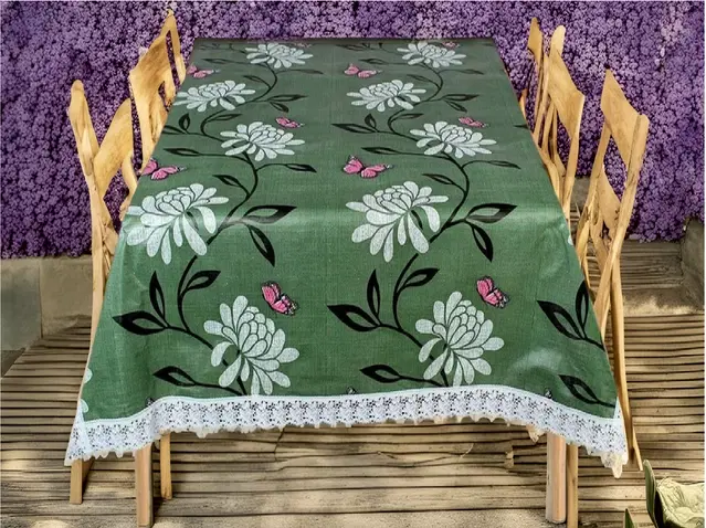 PVC Table Cover, Multicolor, 40x60 Inches