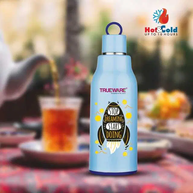 Trueware Atom 600 Water Bottle Rocket, 570 ml, Blue, A-177