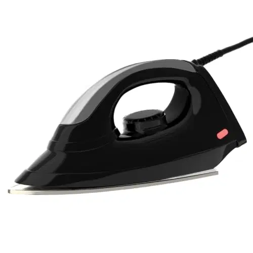 Lifelong 1000W Dry Iron with Non-Stick Sole Plate, 3 Temperature Control, 180° Swivel Cord, Shock-Proof Body (lldi18)