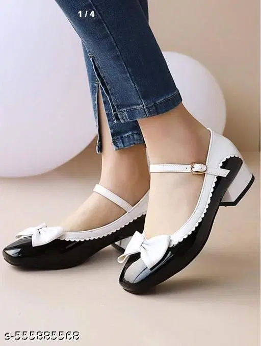 Shoetopia Girls Ballerinas - Black Size 15-16 Years
