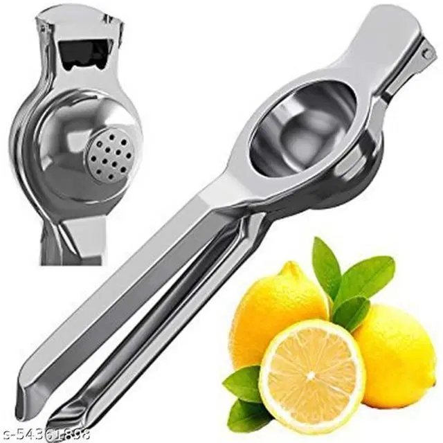 Stainless Steel Lemon Squeezer, Silver