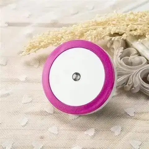 Plug In Led Smart Round Night Lamp With Automatic Sensor [Assorted]