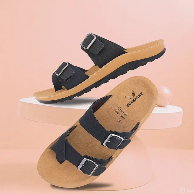 Sliders For Men, Black (9)