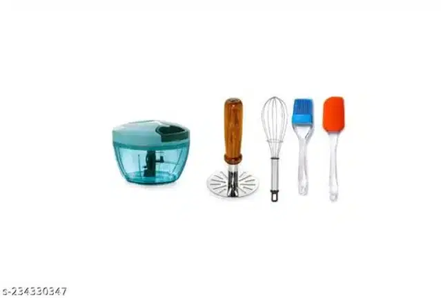 Stainless Steel Kitchen Tools Set, Multicolor, Set of 5