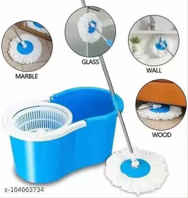 Spin Bucket Mop, Assorted, Set of 1
