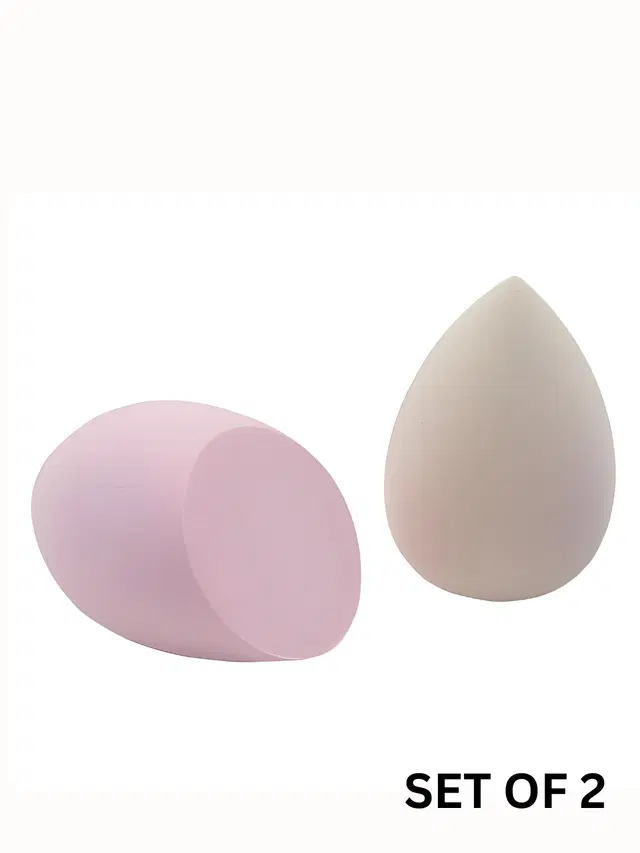 Basicare Set of 2 High Quality Makeup Beauty Blender All In One Non Latex Foundation Sponge Waterdrop