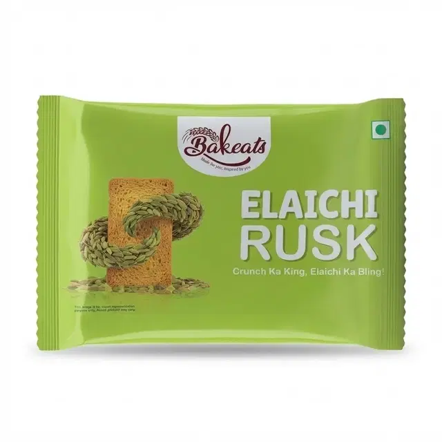 Bakeats Elaichi Rusk 300 g