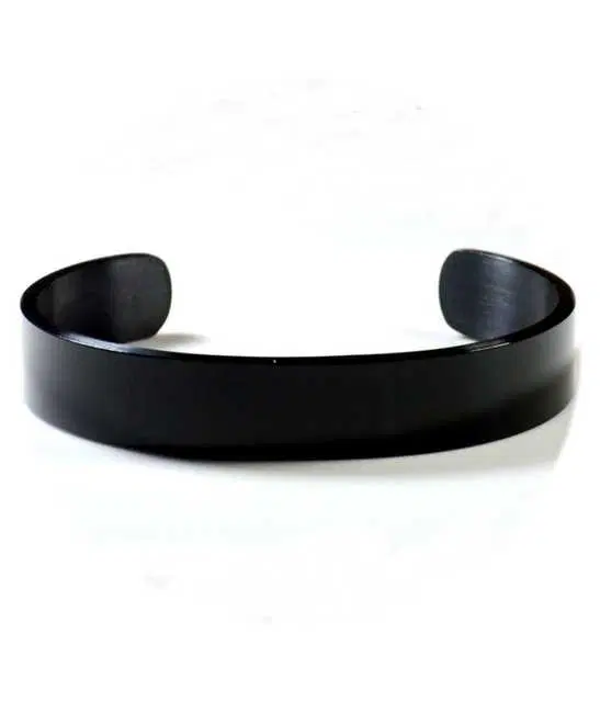 BHARDWAJ RETAILS Adjustable kada Stylish Bracelet Copper Black Opneable Bangle for Men And Women, Pack of 1 (Free Size) (Assorted) (BR48)