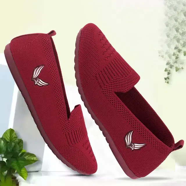 Solid Canvas Bellies for Women (Maroon, 4)
