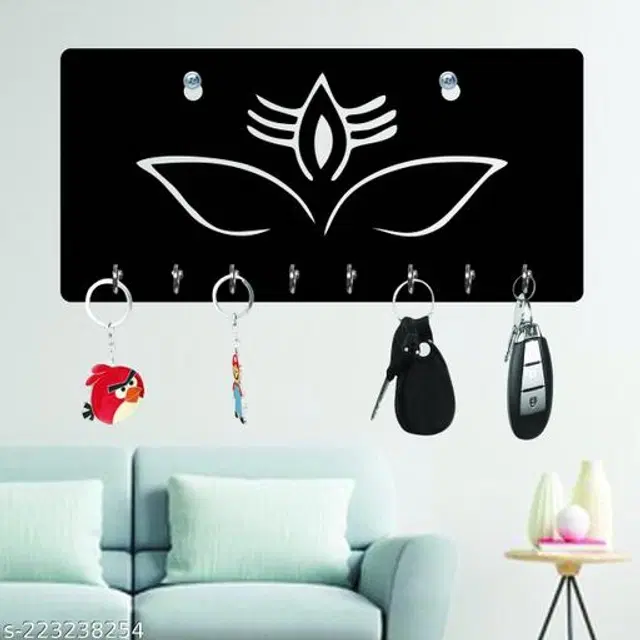 Wooden Key Holder, Black